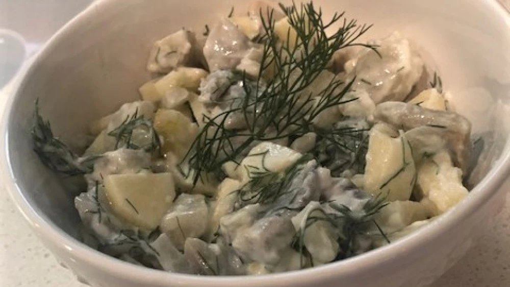 Herring Salad. Photo by Ethel G. Hofman.