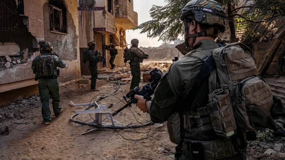 Israeli forces conducting ground operations in the Gaza Strip, Jan. 3, 2024. Credit: IDF.