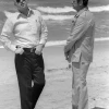 Israeli Prime Minister Yitzhak Rabin and Deputy Prime Minister Yigal Allon, 1977. Credit: Wikipedia/Government Press Office.