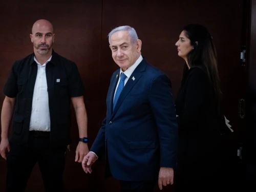 Prime Minister Benjamin Netanyahu at the Knesset in Jerusalem, Nov. 13, 2024. Photo by Chaim Goldberg/Flash90.
