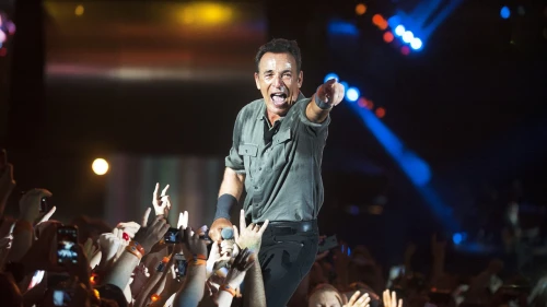 Bruce Springsteen performs in Rio de Janeiro, Sept. 21, 2013. Photo by Antonio Scorza/Shutterstock.