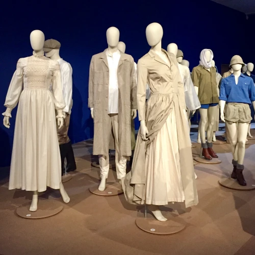 In Israel's early days, people wore clothes that resonated with the pioneering spirit of the time, and with the ideology of the youth movements and of the nation’s leaders. Shown here are garments made by ATA. Credit: Maayan Jaffe-Hoffman.