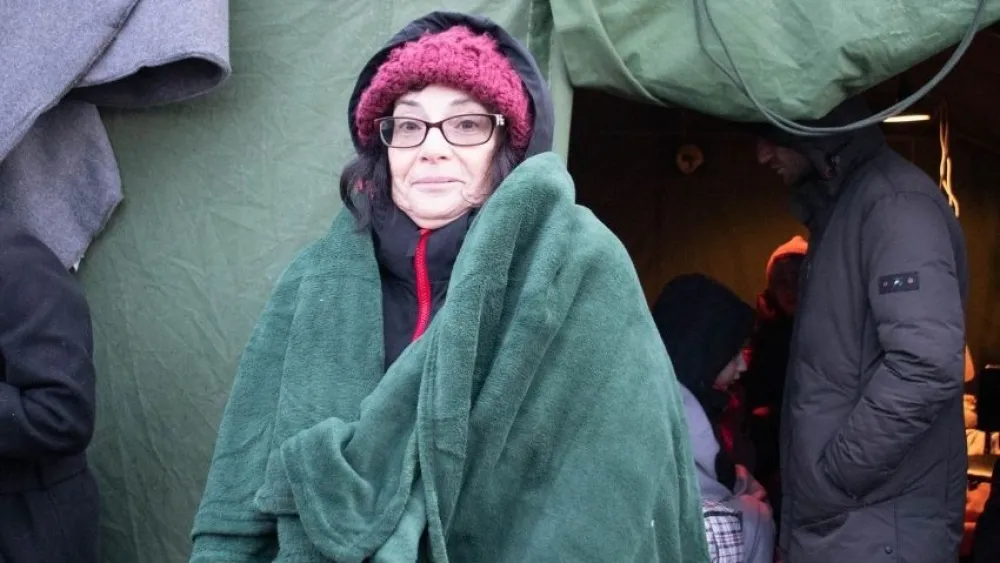 Ukrainian refugee Yana Kotlievich. Credit: David Issac.