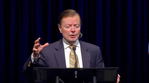 Gary Bauer, the Washington director of the Christians United for Israel (CUFI) Action Fund, speaking in 2017. Credit: YouTube Screenshot.