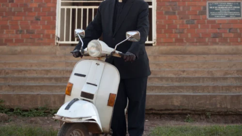 A photo from Ariel Tagar’s “Uganda’s Vespa Club” in the Sony World Photography Awards competition.