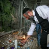 An Orthodox Jewish man visits Mount Meron in northern Israel, where 45 Israelis lost their lives during a stampede at a Lag B'Omer celebration, May 3, 2021. Photo by David Cohen/Flash90.