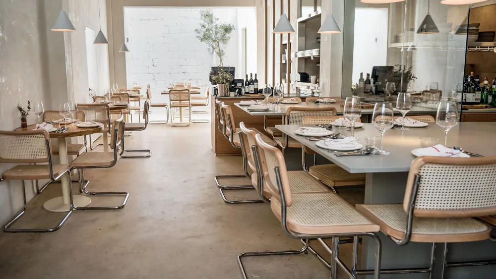 Shirel Berger’s plant-forward concept at Opa focuses on health and sustainability. She uses locally sourced, vegetable-only ingredients—with no part of the plants going to waste.