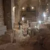 A section of the Hasmonean Wall unearthed in the Tower of David Museum in Jerusalem, Dec. 8, 2025. Photo by Gabriel Volcovich.