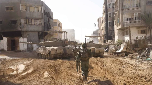 Israeli forces during Gaza ground operations, Jan. 11, 2024. Credit: IDF.