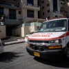 Israeli police and paramedics outside the home of the former ZAKA chairman Yehuda Meshi Zahav, in Givat Ze'ev, Jerusalem, where he attempted suicide earlier in the day, April 22, 2021. Photo by Yonatan Sindel/Flash90.
