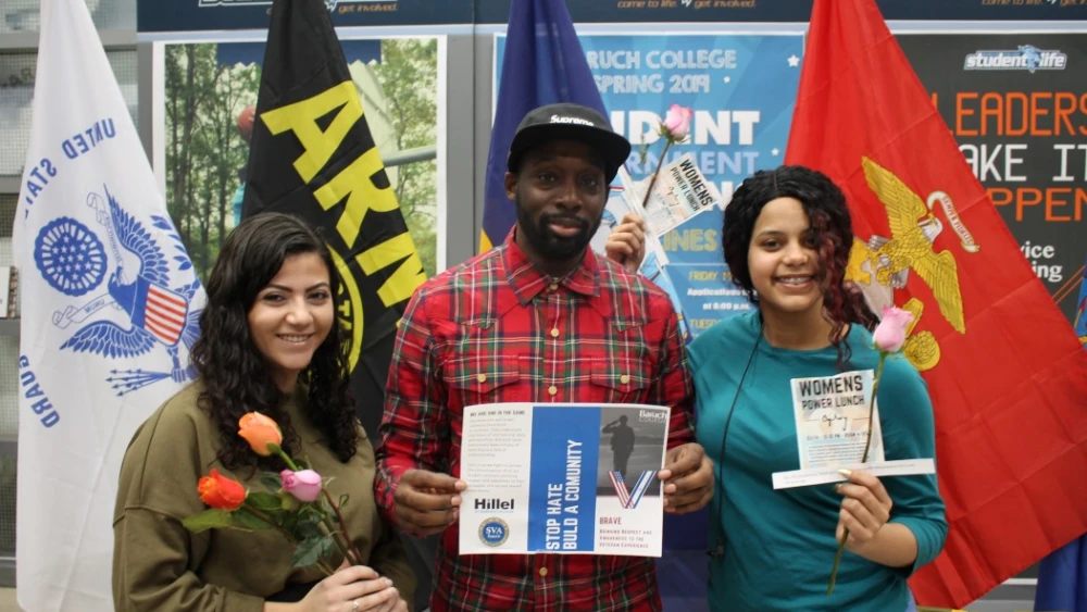 “Brave” supporters at a tabling event. Credit: Courtesy.