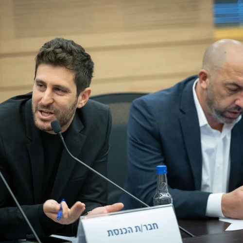 Knesset member Moshe Passal speaks during an Economic Committee meeting at the Knesset in Jerusalem, Feb. 14, 2024. Photo by Yonatan Sindel/Flash90.