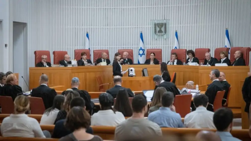 The Supreme Court hears petitions, Sept. 28, 2023. Photo by Chaim Goldberg/Flash90.