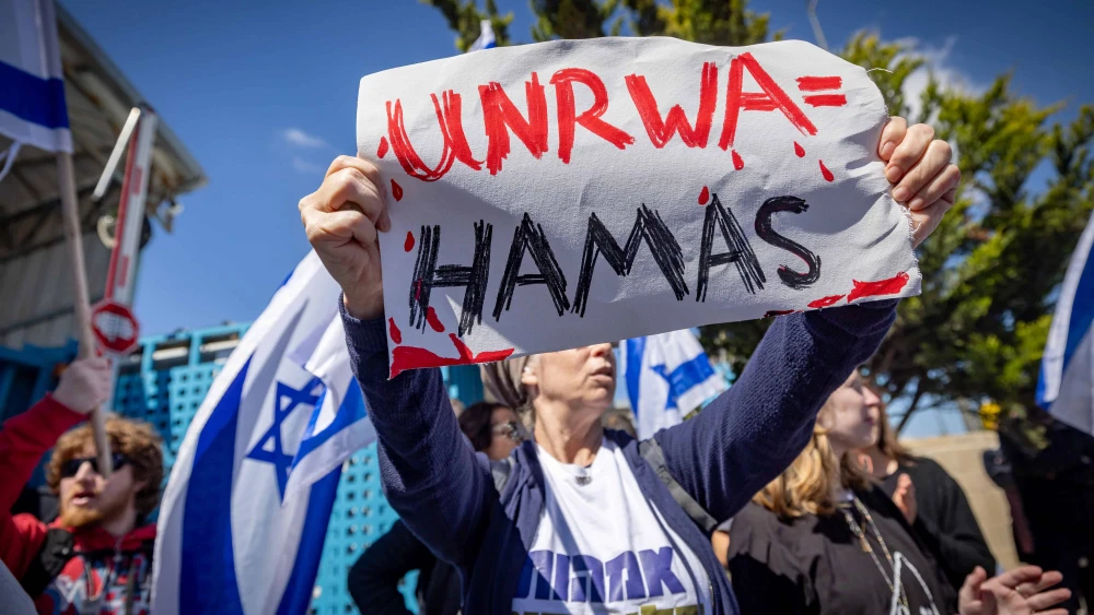 Protest Against UNRWA