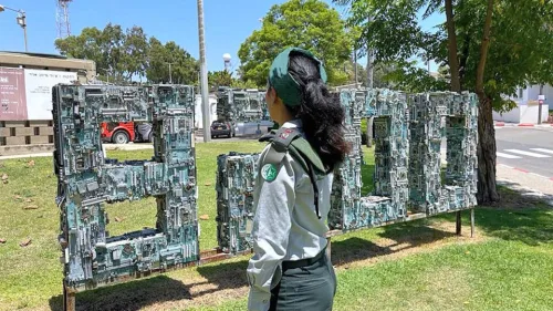 IDF Lt. Col. G., the first deputy chief of Israel's elite Unit 8200, the Military Intelligence Directorate's main information-gathering unit. Credit: IDF Spokesperson's Unit.