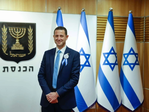 Knesset member Ohad Tal (Religious Zionism Party) at the opening session of parliament in Jerusalem, Nov. 15, 2022. Photo by Olivier Fitoussi/Flash90.