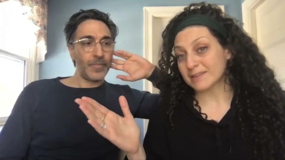 Stephen and Lara Sheehi. Source: YouTube screenshot.