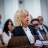 Attorney General Gali Baharav-Miara at a ceremony held for outgoing Supreme Court Justice George Karra, May 29, 2022. Photo by Yonatan Sindel/Flash90.