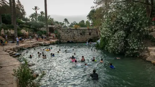 Gan HaShlosha National Park in northern Israel, on May 31, 2019. Photo by Anat Hermony/Flash90.