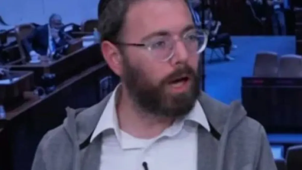 Israeli journalist Israel Fry. Source: Democrat TV/screenshot.