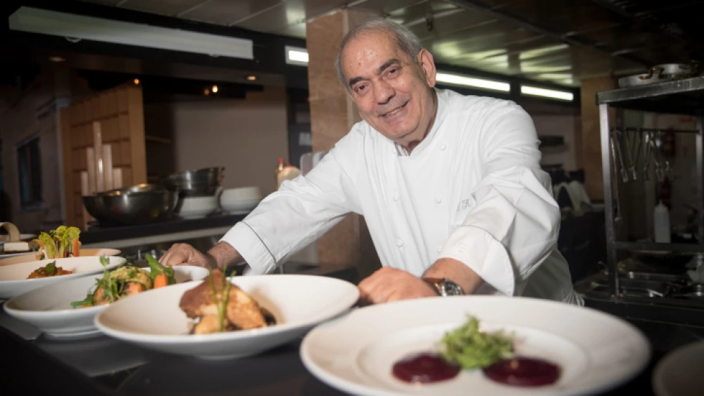 Israeli chef Shalom Kadosh in Jerusalem on May 27, 2018. Photo by Yonatan Sindel/Flash90.