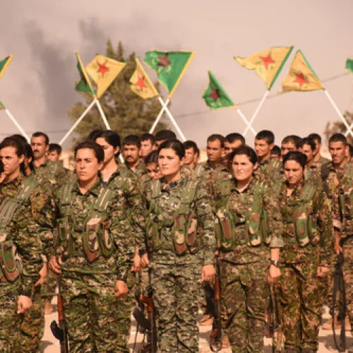 Syrian Kurdish YPG fighters. Credit: Flickr.
