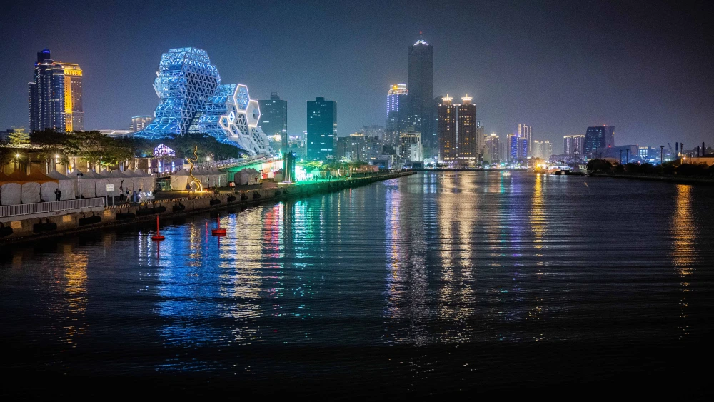 View from Kaohsiung City, Taiwan. March 29, 2023. Photo by Nati Shohat/FLASH90.