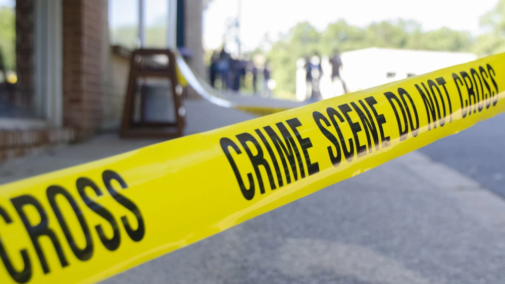 Crime scene police tape