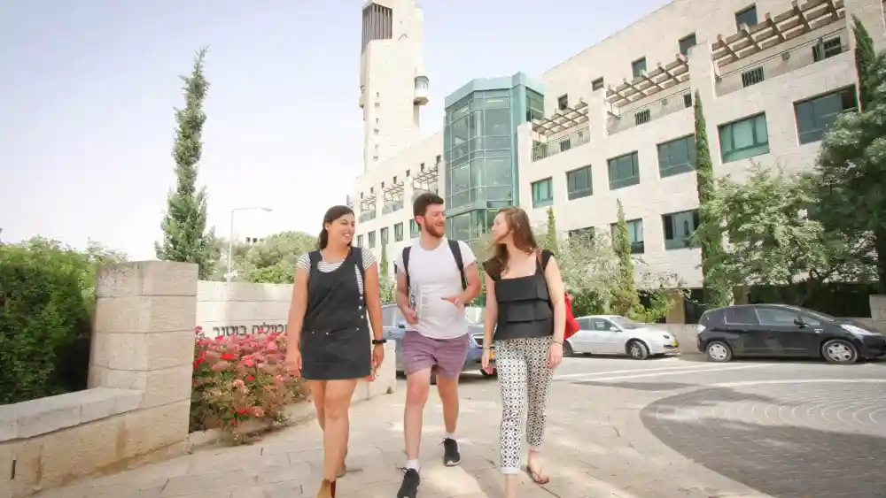 Students at The Hebrew University of Jerusalem Rothberg International School.