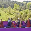 An Azerbaijani Jewish dance group at the Khari Bulbul Music Festival in Shusha, May 12, 2021. Credit: President.az via Wikimedia Commons.