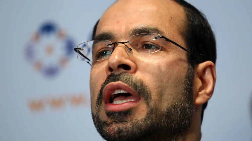 Nihad Awad, the executive director of Council on American-Islamic Relations (CAIR), speaks during a news conference at CAIR's headquarters on Capitol Hill in Washington, D.C., Sept. 9, 2010. Photo by Alex Wong/Getty Images.
