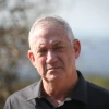 Israeli Defense Benny Gantz during a visit to the Israel-Lebanon border on Nov. 17, 2020. Photo by David Cohen/Flash90.