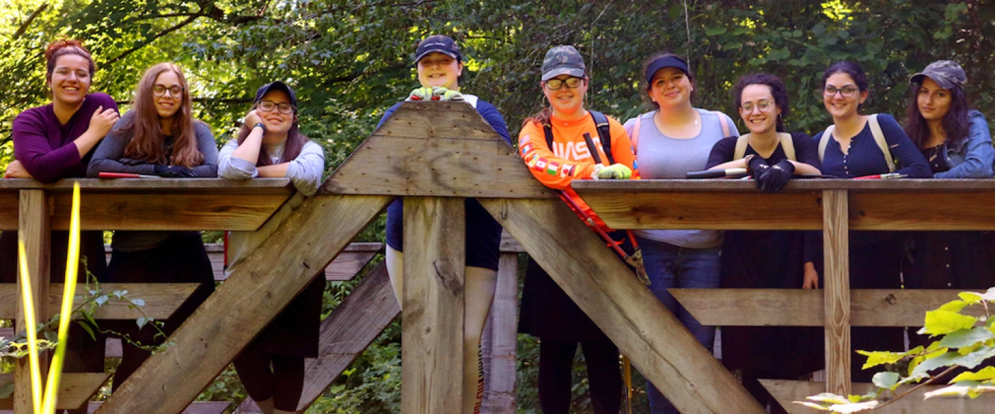 “UnCamp,” a summer program for teenage Jewish girls from different backgrounds—from the unaffiliated to Shabbat-observant—encourages personal growth, reflection, discussion and friendship, July 2019. Credit: Courtesy.