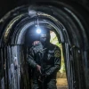 A Palestinian Islamic Jihad terrorist inside a tunnel in Beit Hanun, in the Gaza Strip, May 18, 2022. Photo by Attia Muhammed/Flash90.