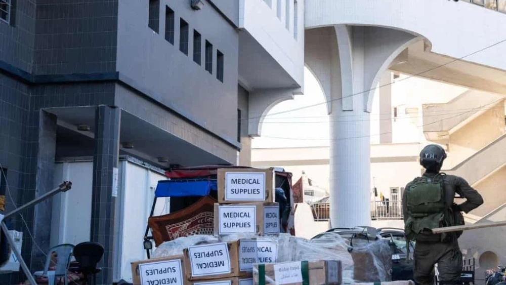 Israeli troops operating in the Hamas-ruled Gaza Strip, Nov. 15, 2023. Credit: IDF.