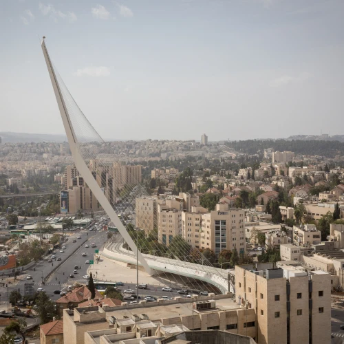 A view of the entrance to the Jerusalem. Oct. 25, 2018. Photo by Miriam Alster/Flash90.