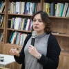 Israeli journalist and New Right Party candidate Caroline Glick speaks at the Oz VeGaon reserve in Gush Etzion on Feb. 8, 2019. Credit: Gershon Elinson/Flash90.