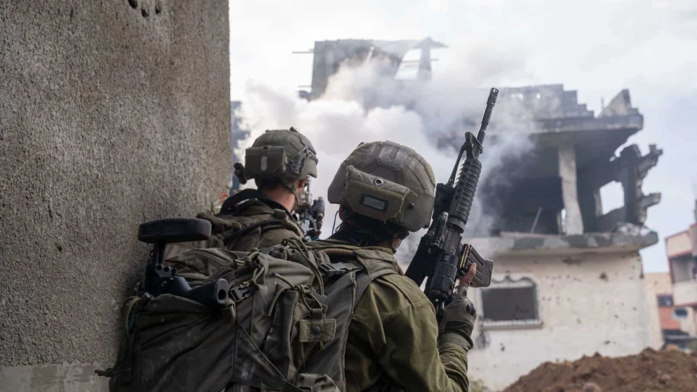 Nahal Brigade infantrymen in Beit Hanoun, northern Gaza, January 2025. Credit: IDF.