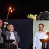 A ceremony held at the Yad Vashem Holocaust Memorial Museum in Jerusalem, as Israel marks the annual Holocaust Remembrance Day. April 23, 2025. Photo by Chaim Goldberg/Flash90.