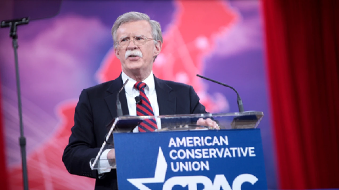 Click photo to download. Caption: Former U.S. ambassador to the U.N. John Bolton addressed the 2015 Conservative Political Action Conference in February in Washington, DC. Credit: Gage Skidmore via Wikimedia Commons.