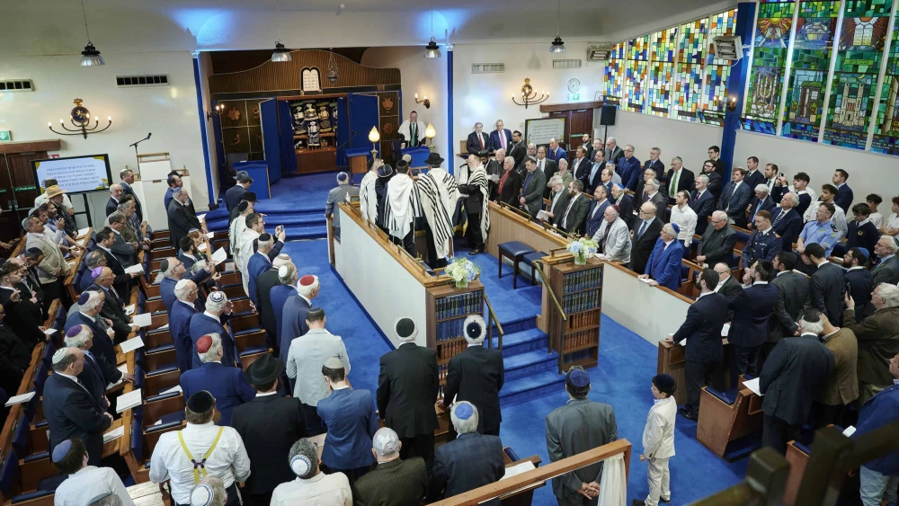 Rabbi Yoni Wieder was inaugurated as chief rabbi of Ireland, May 21, 2024. Courtesy.