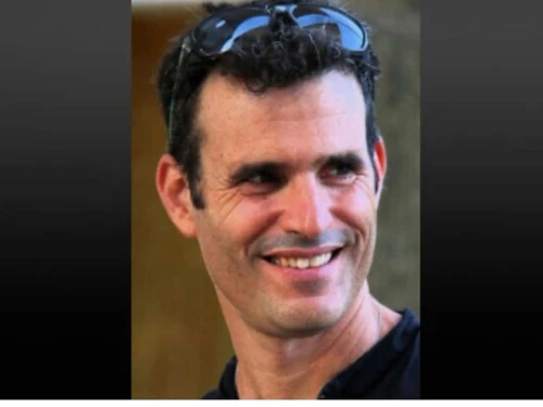 Israeli Dror Or, 48, who was murdered and taken to Gaza from Kibbutz Be’eri on Oct. 7, 2023, is seen in an undated photo. Source: @NoamKatz_/X.