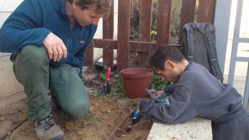 Green therapy at the Aleh Negev-Nahalat Eran rehabilitation village in southern Israel. Credit: Courtesy Jewish National Fund.