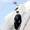 Iran's President Ebrahim Raisi arrives in Venezuela, June 12, 2023. Source: Twitter.