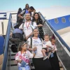 New immigrants from North America arrive on a flight organized by the Nefesh B'Nefesh NGO, at Ben Gurion airport in central Israel, Aug. 14, 2019. Photo by Flash90.