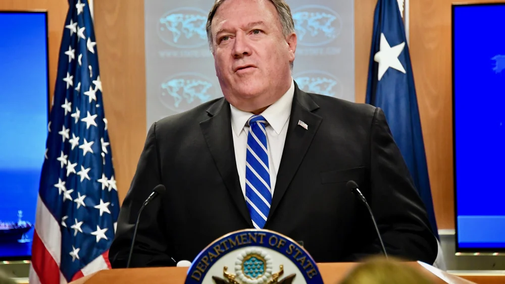 U.S. Secretary of State Mike Pompeo delivers remarks to the media in the press briefing room at the U.S. Department of State in Washington, D.C., on June 13, 2019. Credit: State Department Photo by Michael Gross.