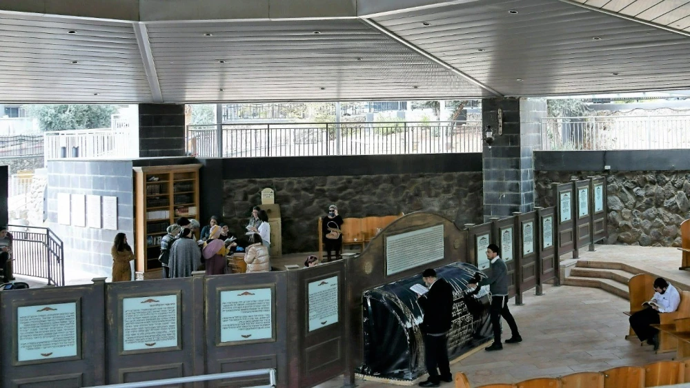 At the Tomb of Maimonides (the Rambam) in central Tiberias, on the western shore of the Sea of Galilee. Photo by Judy Lash Balint.