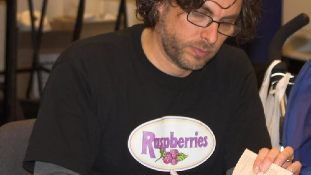 Michael Chabon at a book-signing. Credit: Charlie Reiman via Wikimedia Commons.