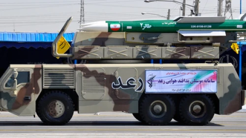 Click photo to download. Caption: Iran's Raad air defense system. Credit: M-ATF via Wikimedia Commons.