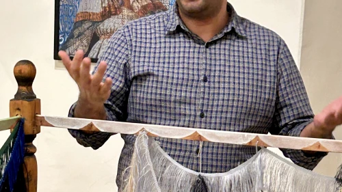 Jerusalem Biennale founder and director Rami Ozeri. Photo: Judy Lash Balint.